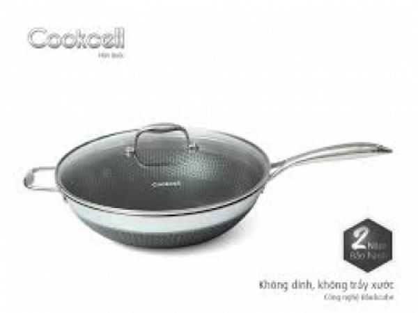 Chảo xào iNox Blackcube cỡ đại 32cm